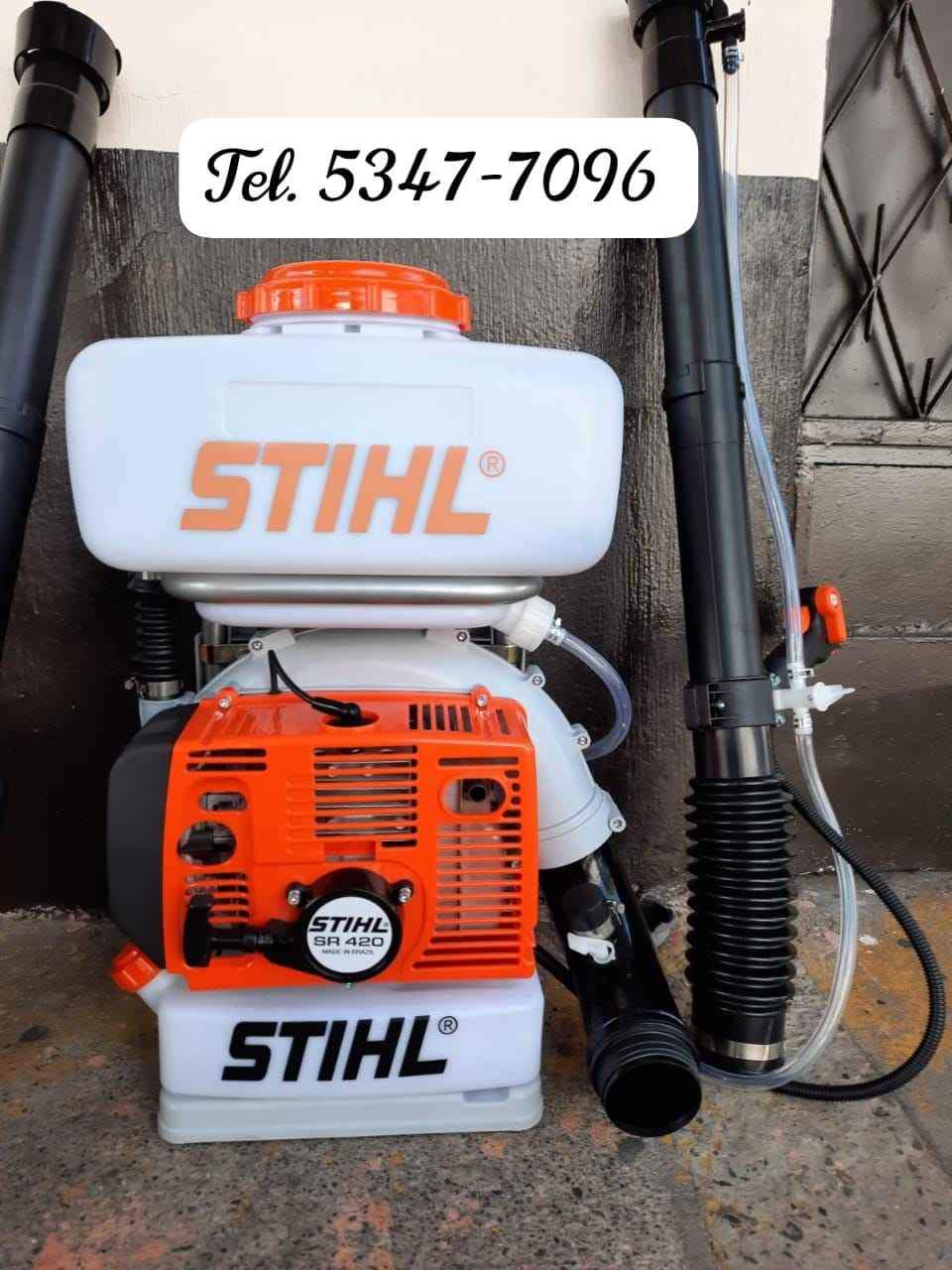 Agroindustria 
 Bombas de cañones stihl Sr 420 
 Chapeadoras, 
 Motosierra,
  bo