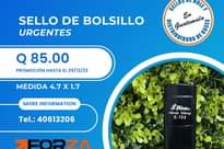 ¿ Necesitas un sello ?
En Sellos de hule y Distribuidora de bases en Guatemala
t