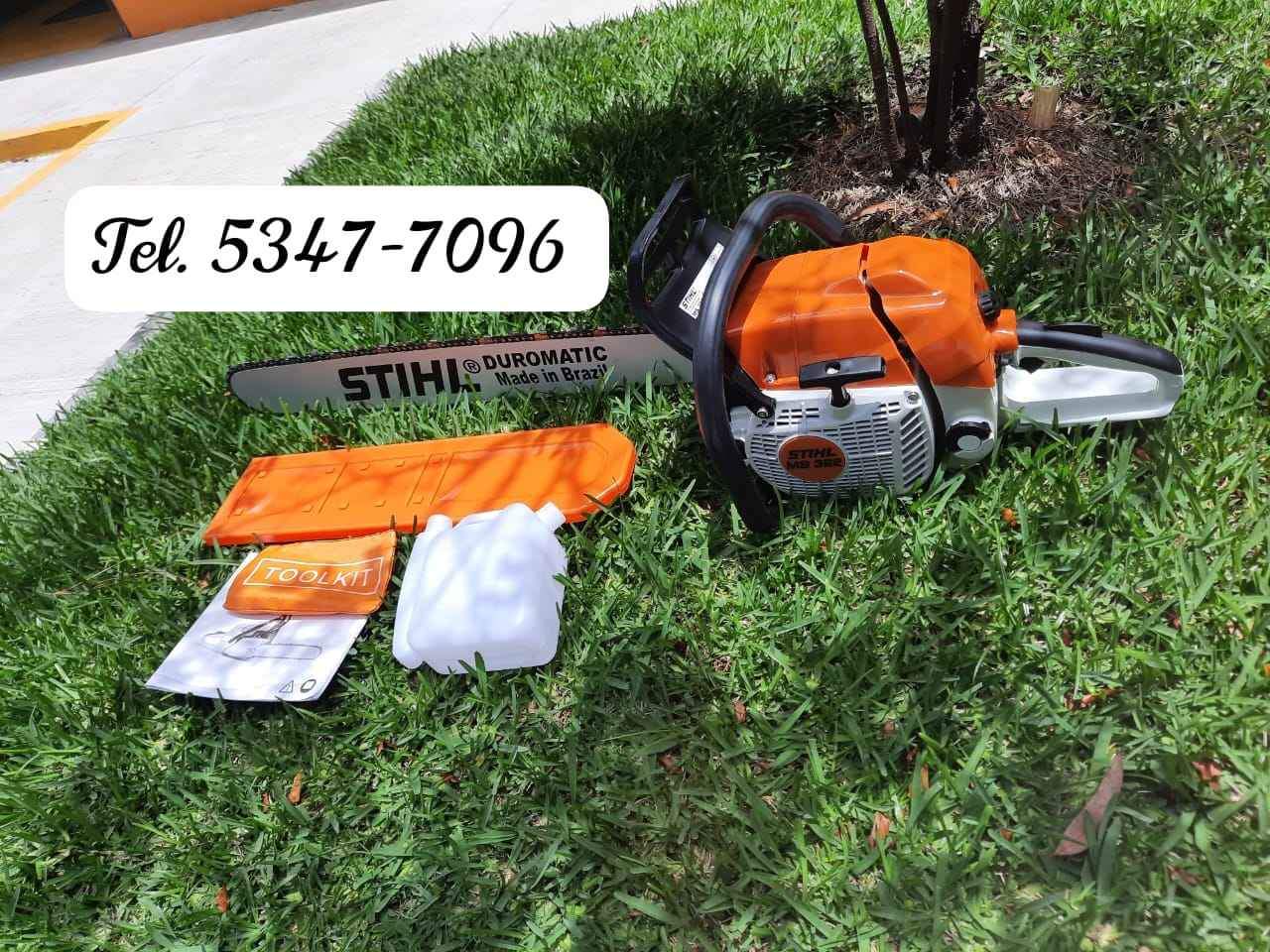 Agroindustria 
 Motosierra stihl 381 
 Chapeadoras, 
 Motosierra,
  bombas para