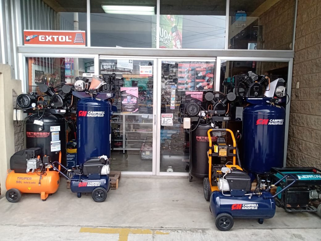 Compresores de aire para uso 
 industrial diferentes marcas: PETERSEN, CAMPBELL
