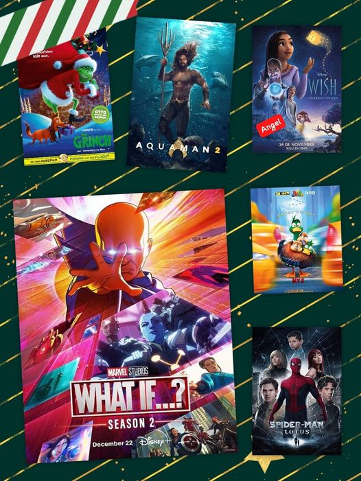 Tus Estrenos  tu navidad y año nuevo SE disfruta de una buena película ordena te