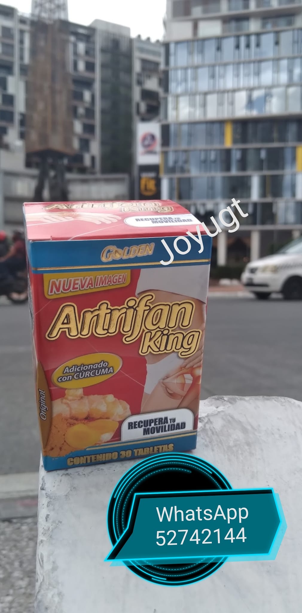 WhatsApp 52742144
 Artrifan golden
 Adicionado con cúrcuma, dolores de hueso y a