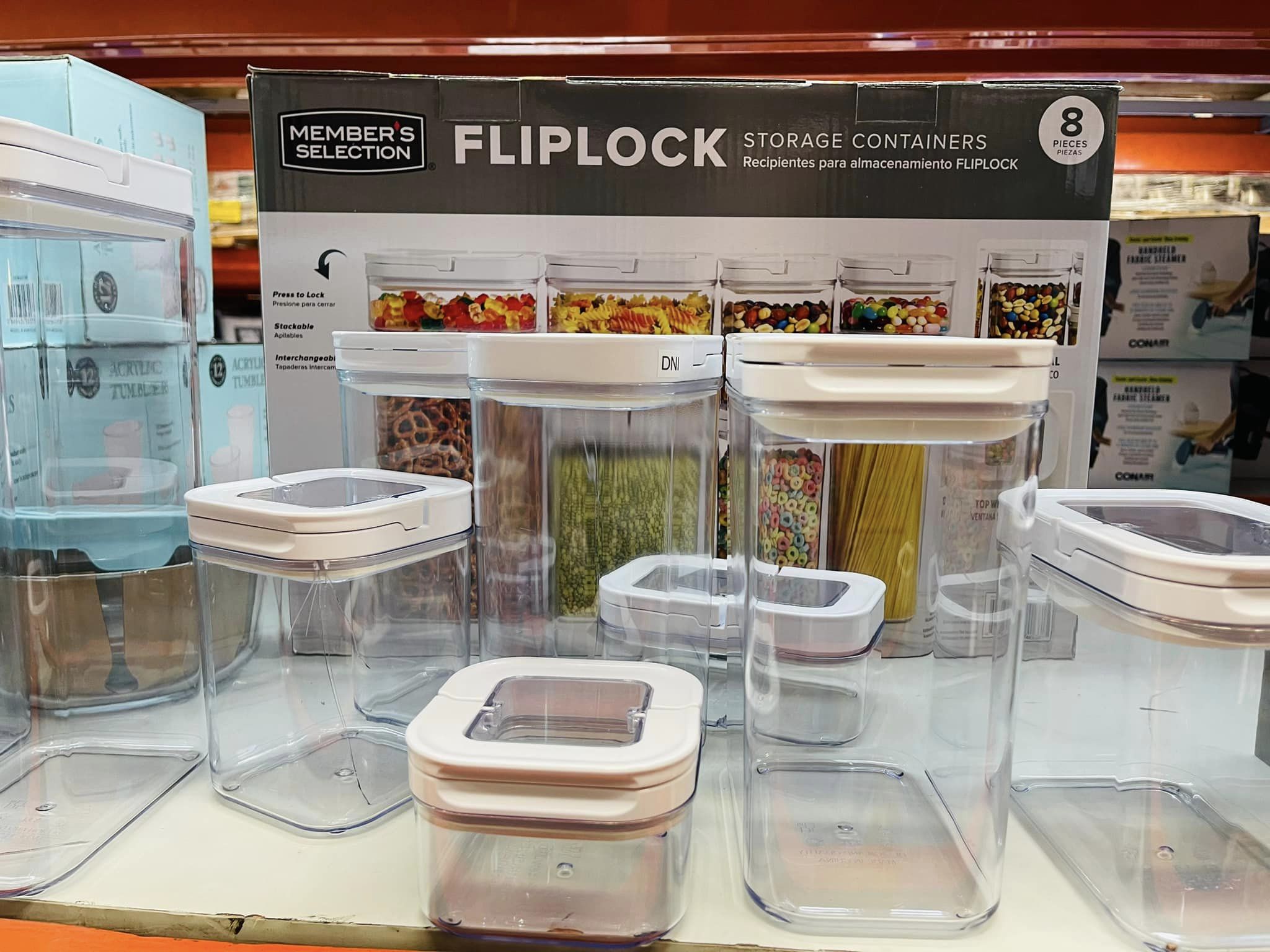 Member's Selection 
Recipiente de Almacenamiento Fliplock 8 Unidades

Precios so