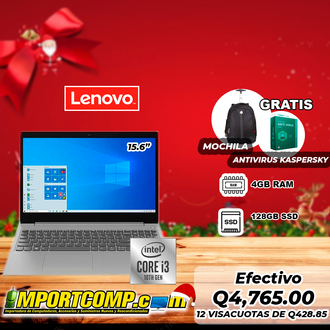 OFERTA NAVIDEÑA
Aproveche este mes y adquiere tu laptop nueva y garantizada 
Vi