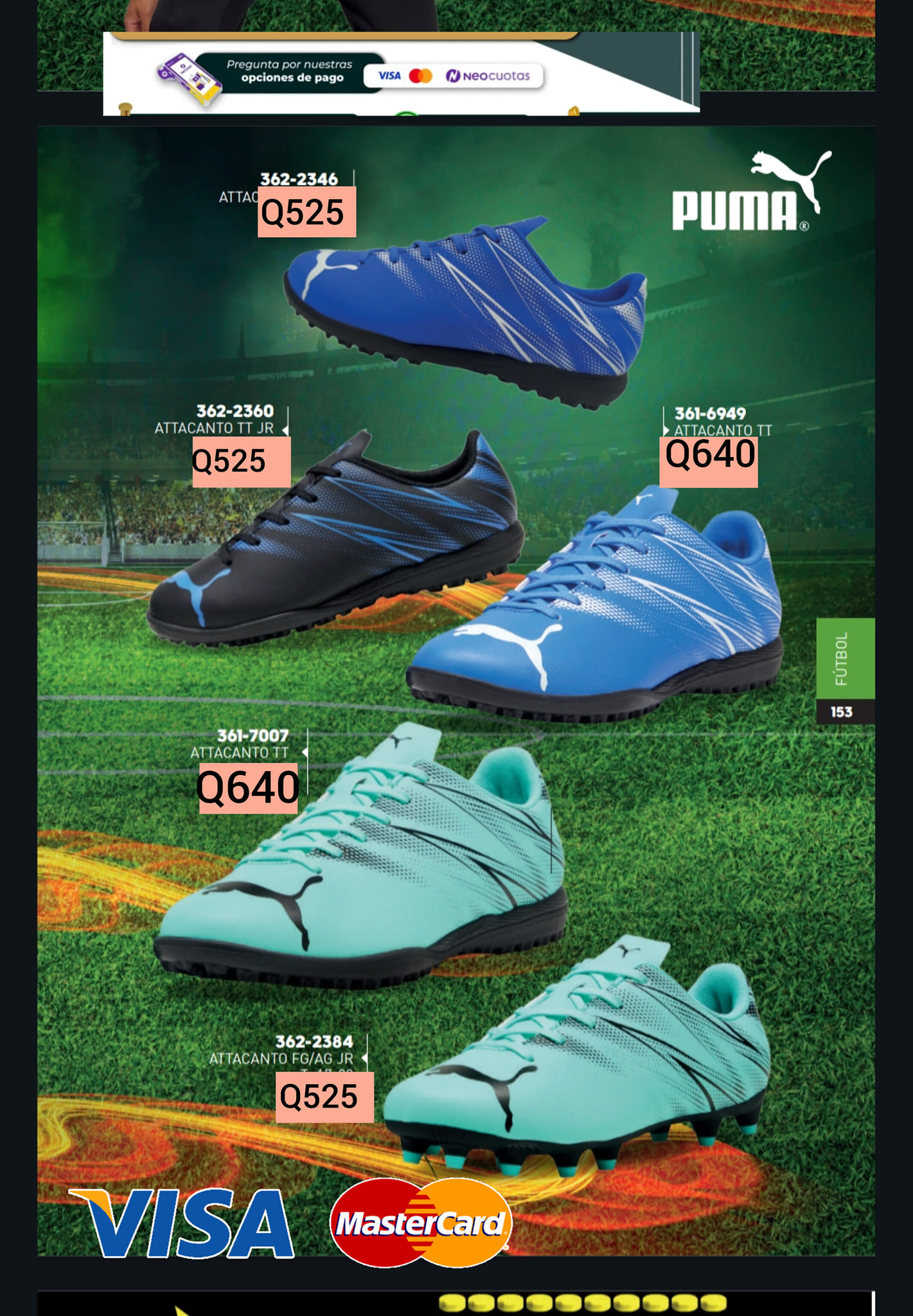 Zapatos de fútbol y balones envíos a todo Guatemala pago contra entrega pagos co