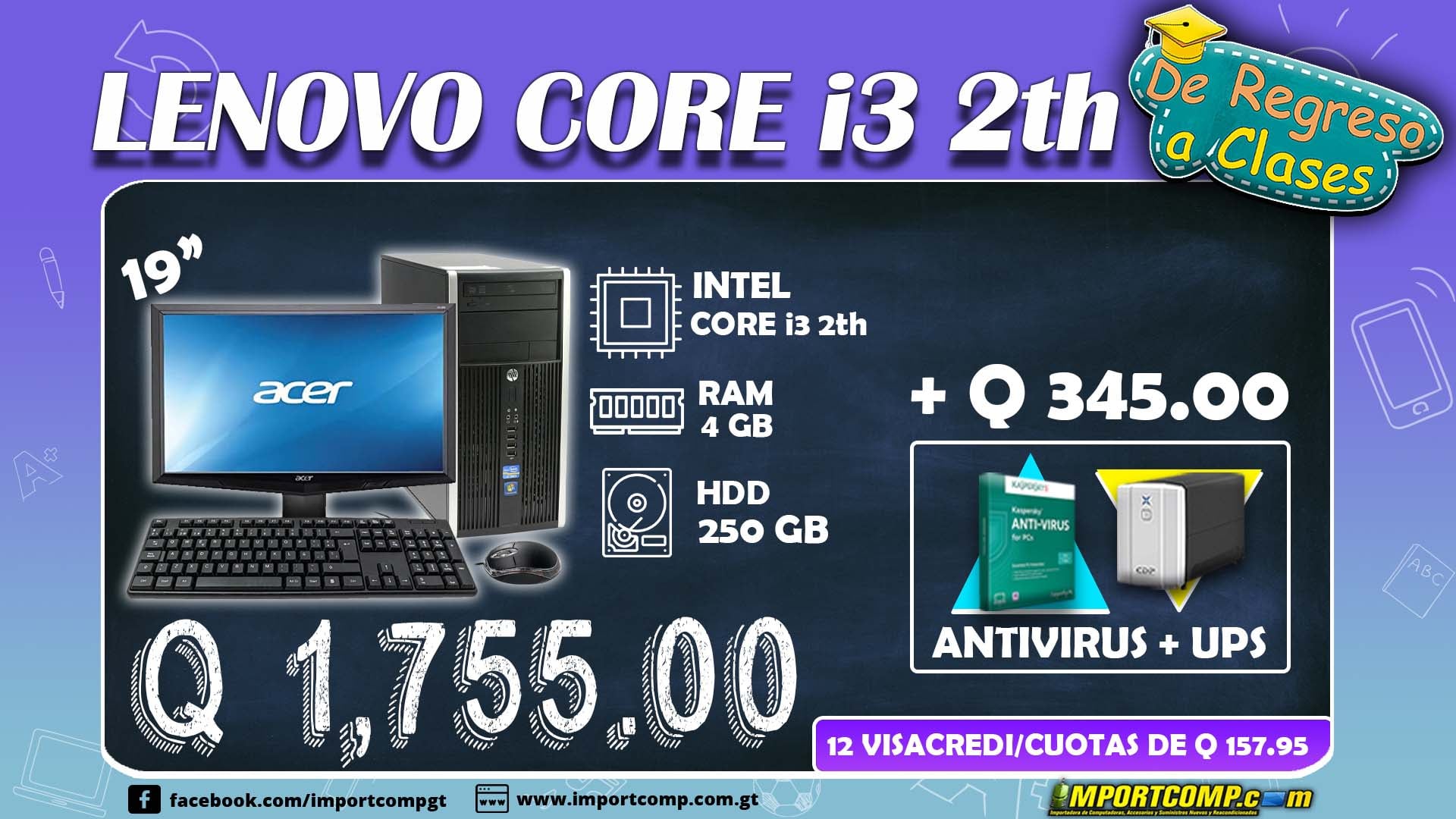 COMBO, SUPER COMBO y MEGA COMBO
No te pierdas de nuestros COMBOS ESCOLARES que i