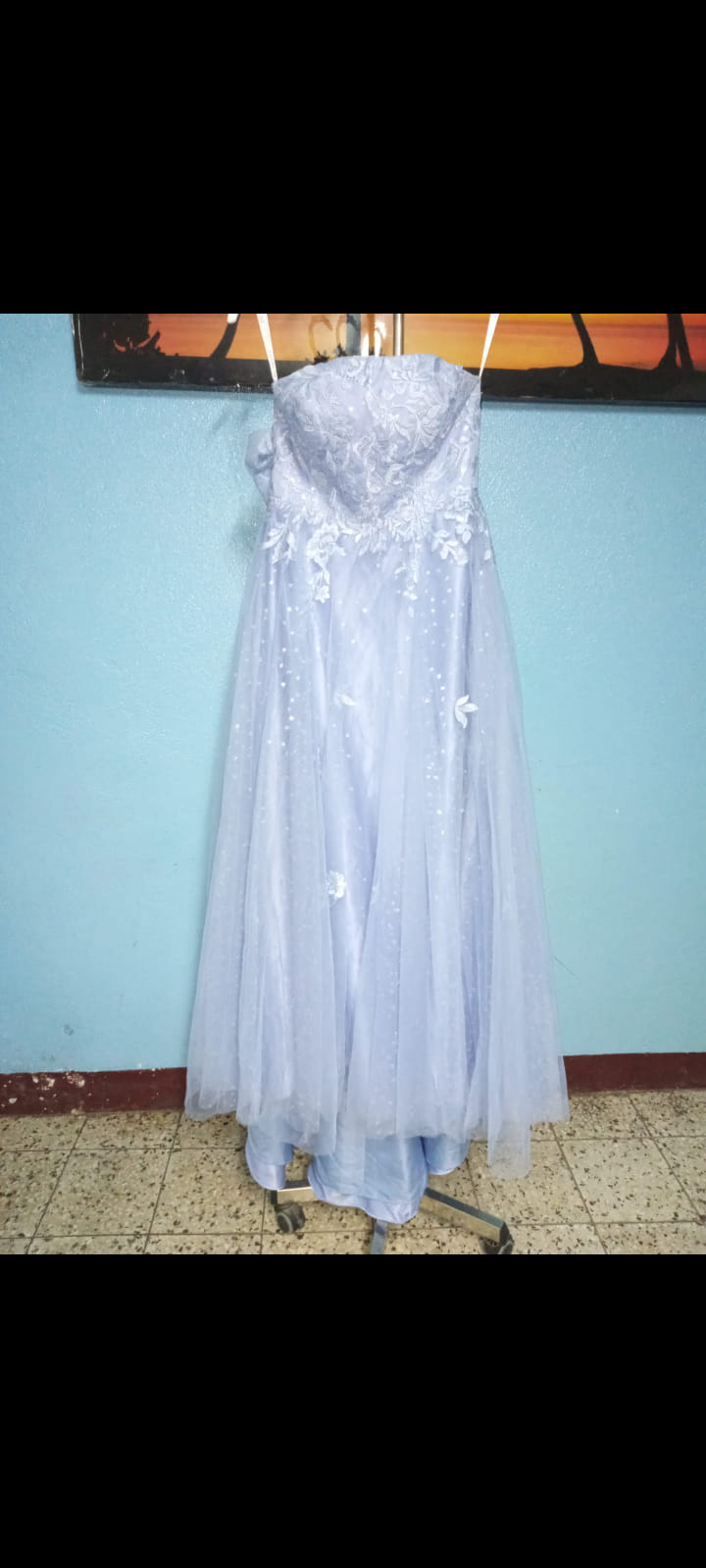 Vendo vestido de fiesta , gala , o casamiento talla L talla 8 US busto 25.50 cin