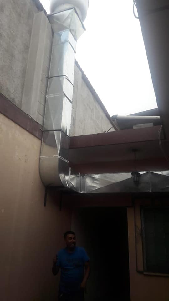 Instalación de ducteria y campanas
 Trabajamos a la medida y al gusto
 Pregunte