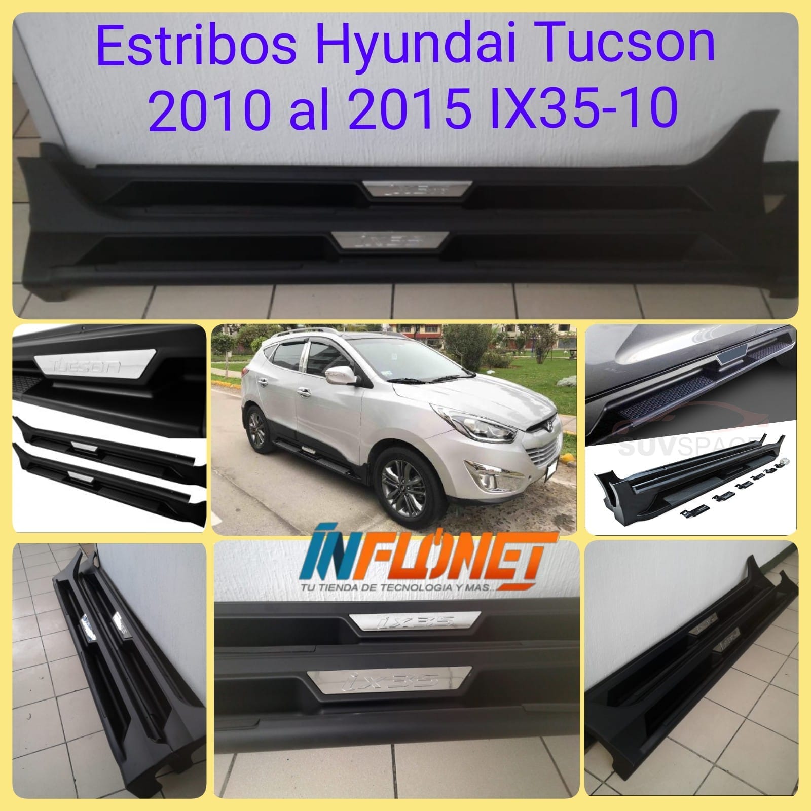 ACCESORIOS PARA CAMIONETAS HYUNDAI TUCSON DEL 2010 2011 2012 2013 2014 2015

*Es