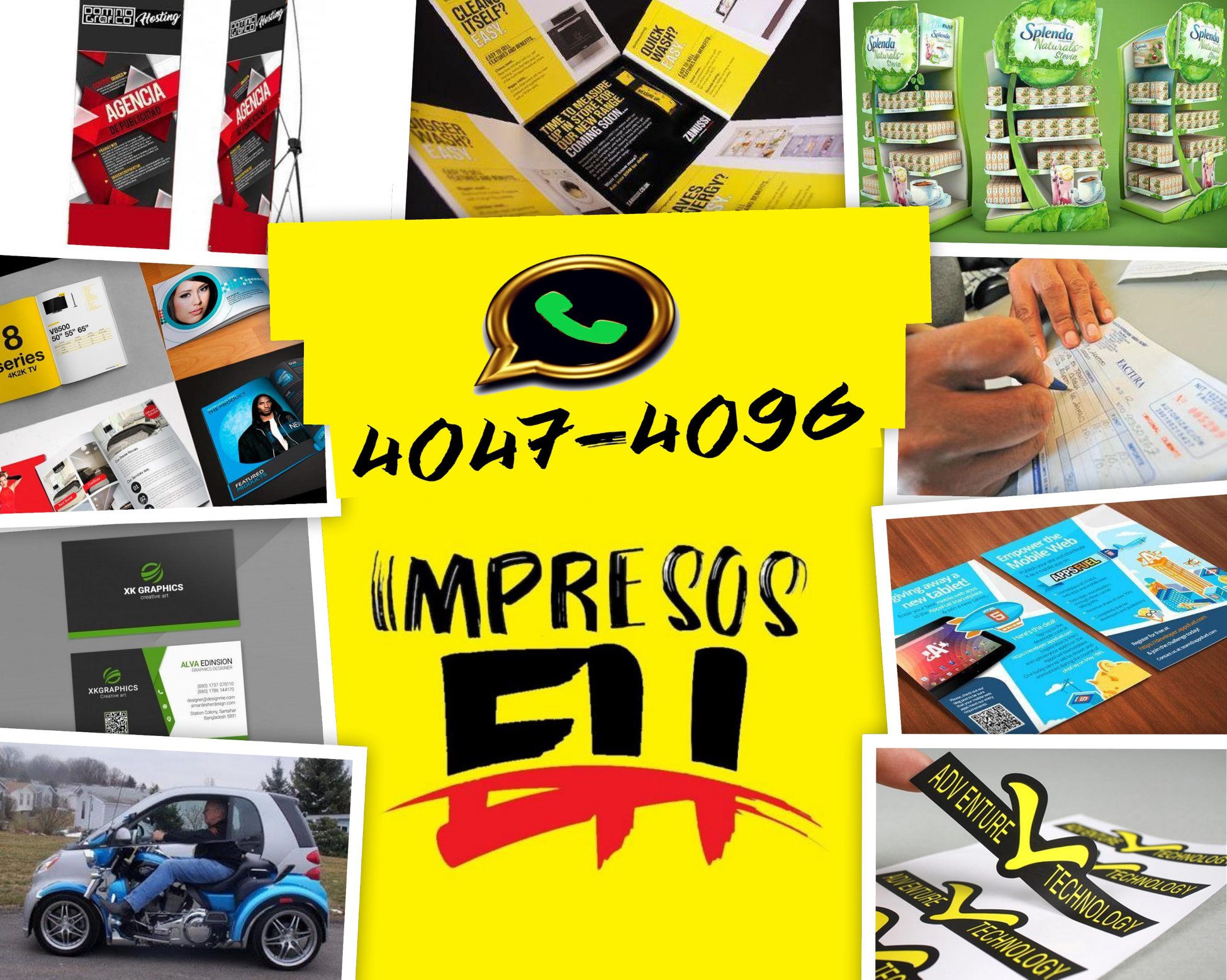 Somos tu mejor opcion en impresión!! Whatsapp 4047-4096
 -Facturas
 -Recibos
 -E