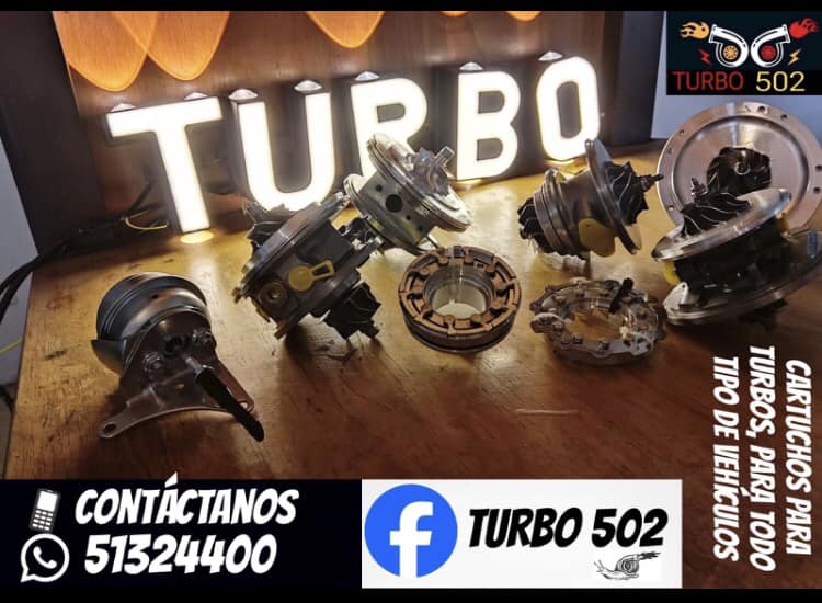 Nos ponemos a la orden con
 Venta de cartuchos para turbo
 Reparación profesiona