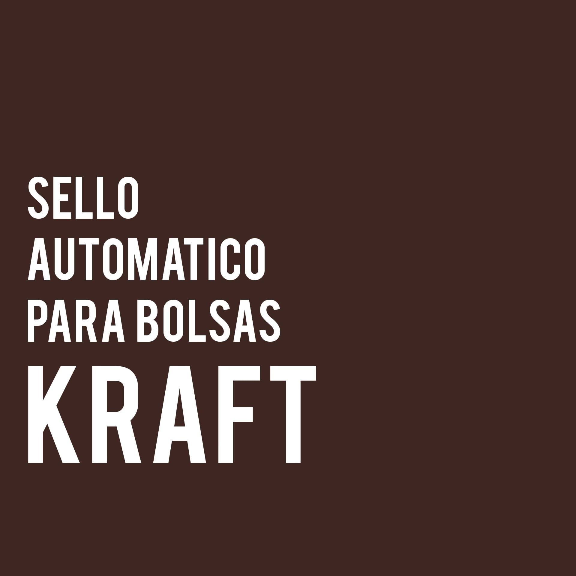 Sello automático 7.2x3.4cm 
 ¡Excelente para bolsas kraft!
 Agrega tu logo y re