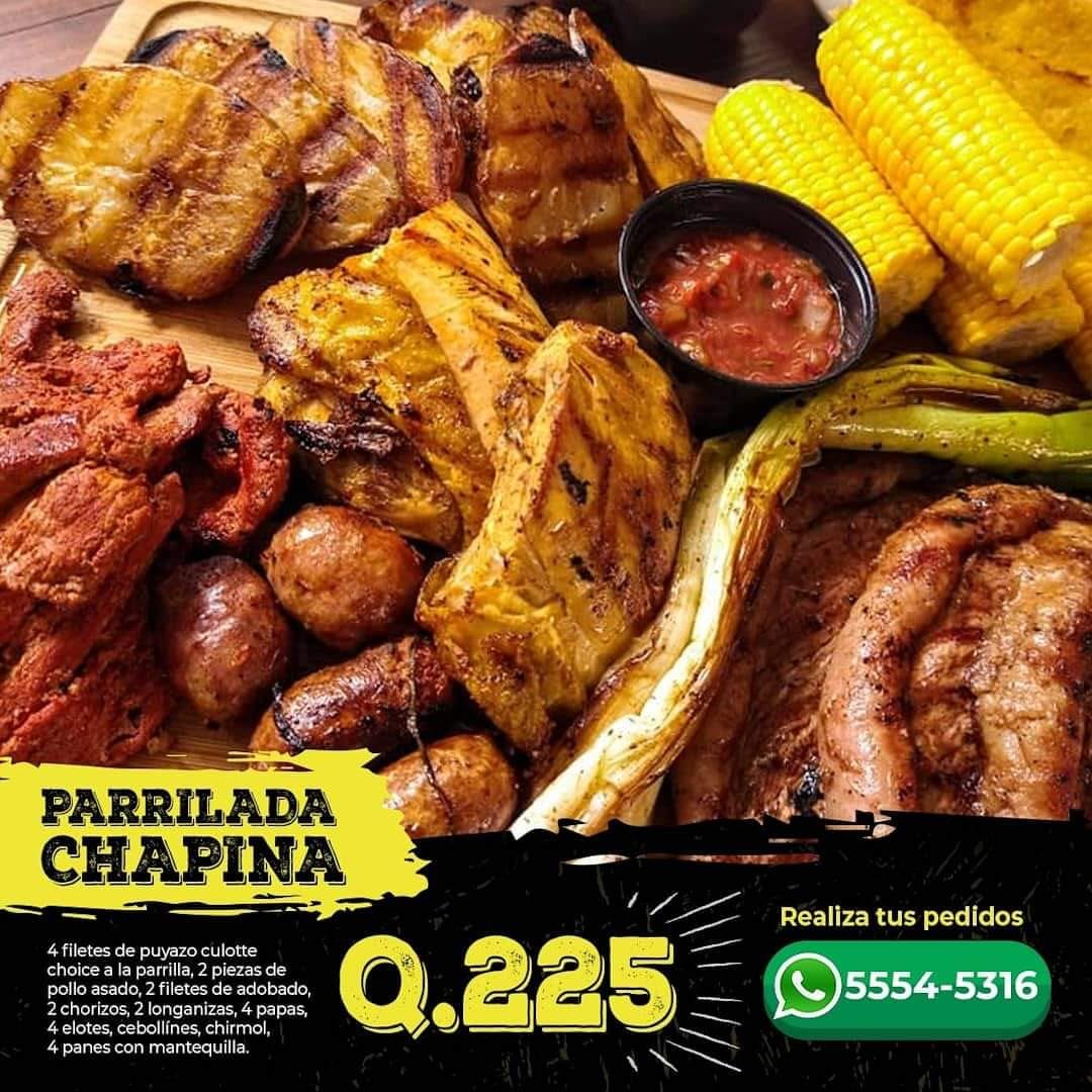 SABADITO DE PARRILLADA CHAPINA  

Incluye:
- 4 filetes de Puyazo Culotte
- 2 pie