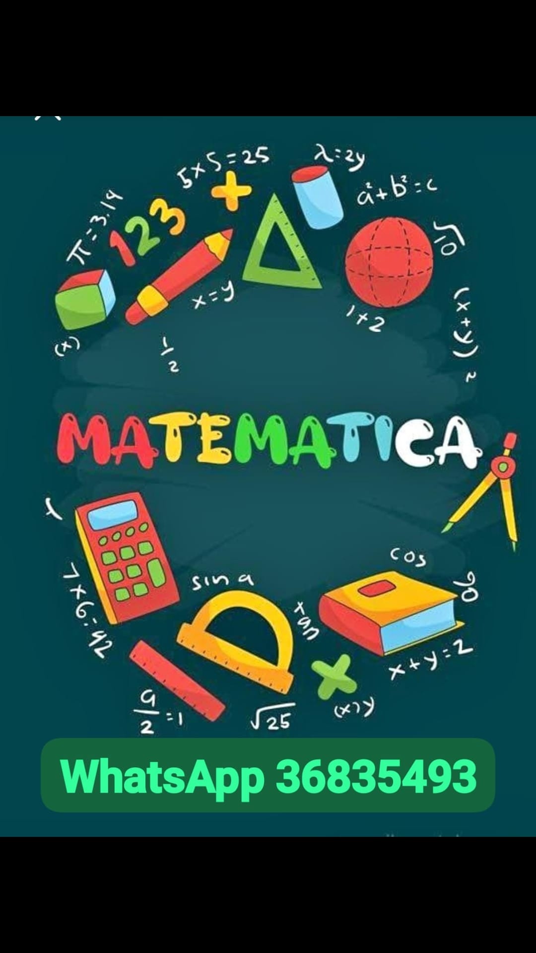 Tutorias / Clases de Matemática y Fisica
Tareas y Exámenes
Escribe al WhatsApp 3