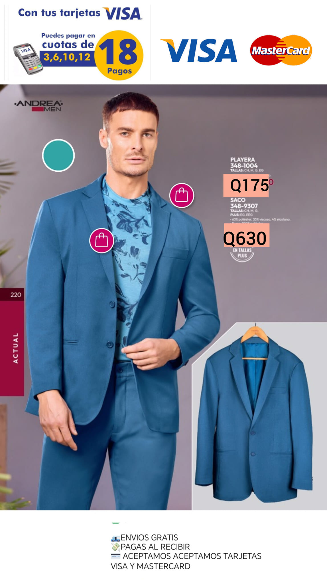 Ropa y calzado para caballeros envíos a todo Guatemala pago contra entrega pagos