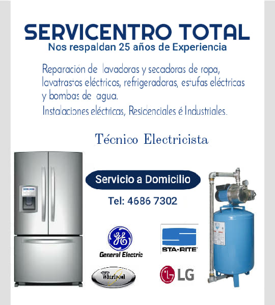 SERVICENTRO TOTAL.
 Se hacen todo tipo de reparaciones y mantenimiento de línea