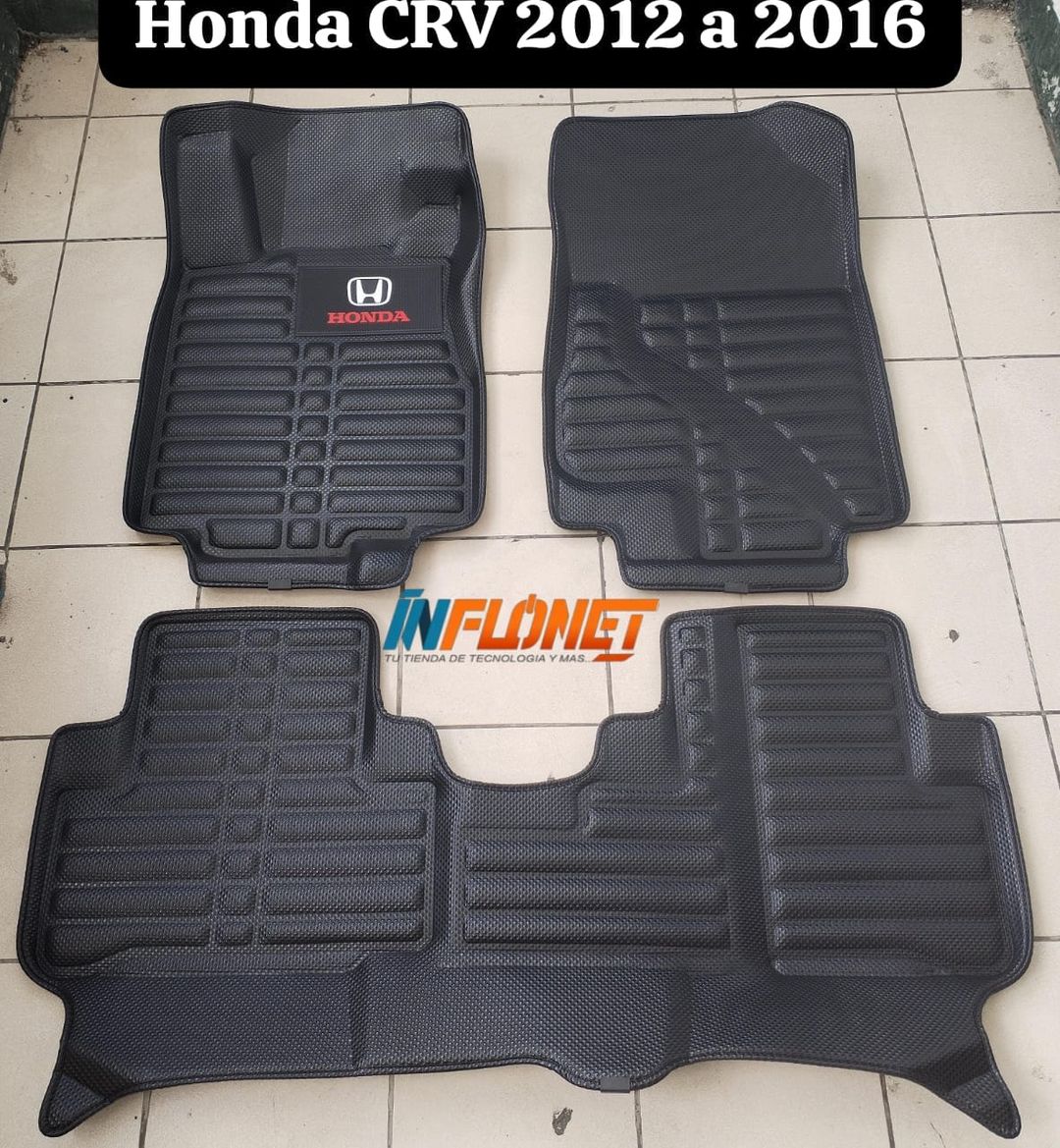 Alfombras 5D tipo Bandeja Tela Impermeable para HONDA CRV 2012 2013 2014 2015 Y