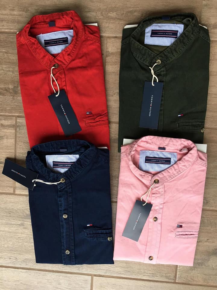 lindas camisas de lona  tallas y colores mayoristas precios especiales   envío a