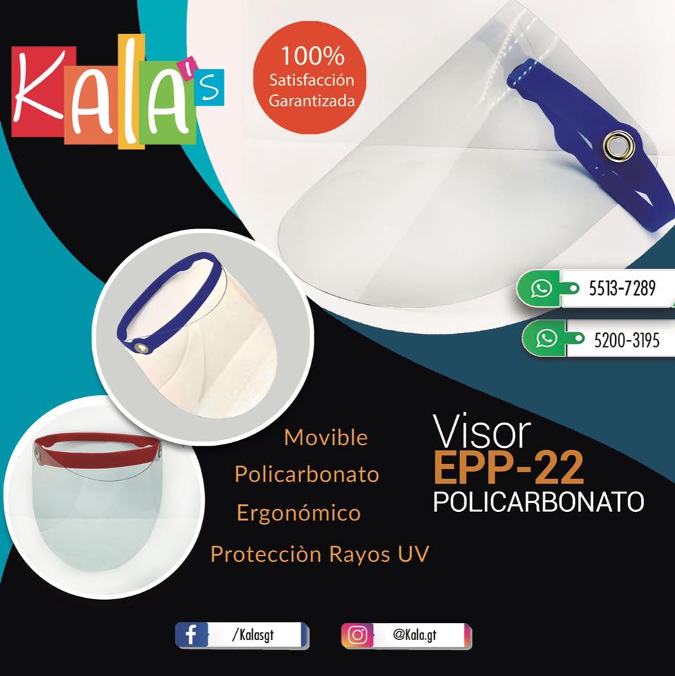 CARETAS FACIALES EPP 22 
 PRECIOS MAYORISTAS
 WhatsApp  5200-3195  5513-7289