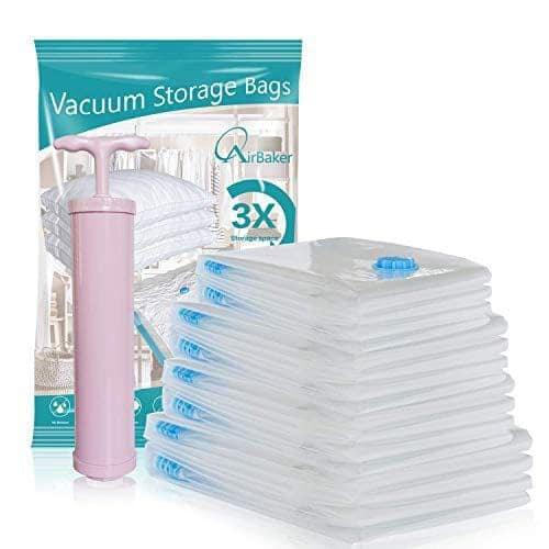 Bomba manual de extracción de aire para bolsas de almacenamiento al vacío
 Bomba