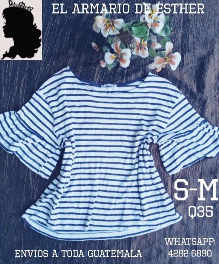 Blusa Dama 
 Talla: S-M
 Precio: Q35
 Envios a toda la república de Guatemala y