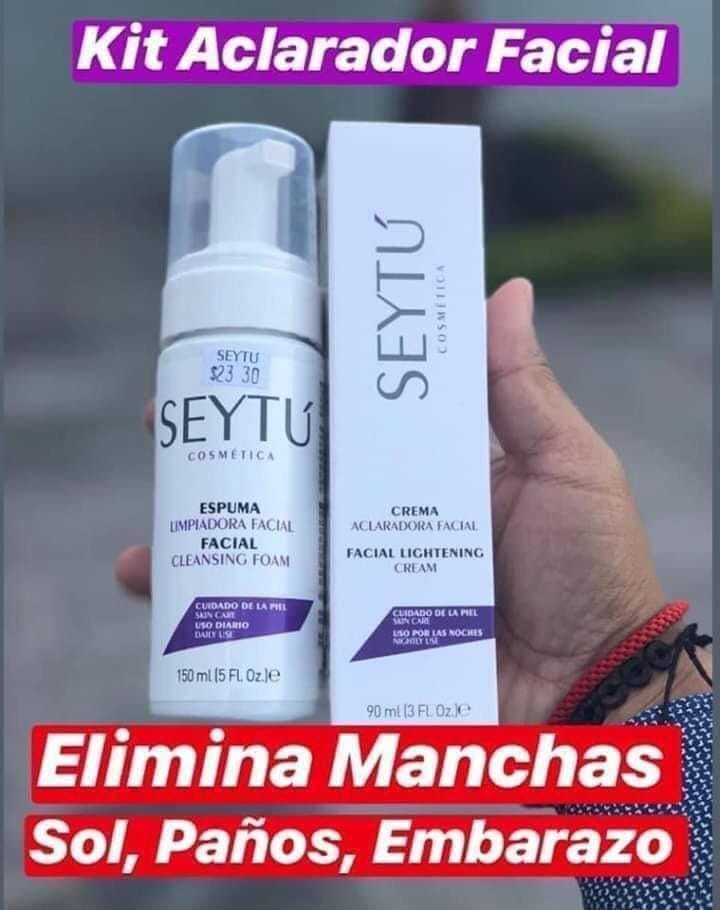 KIT ACLARADOR SEYTÚ
ULTIMAS UNIDADES 

Luce tu belleza natural
No más rostro con
