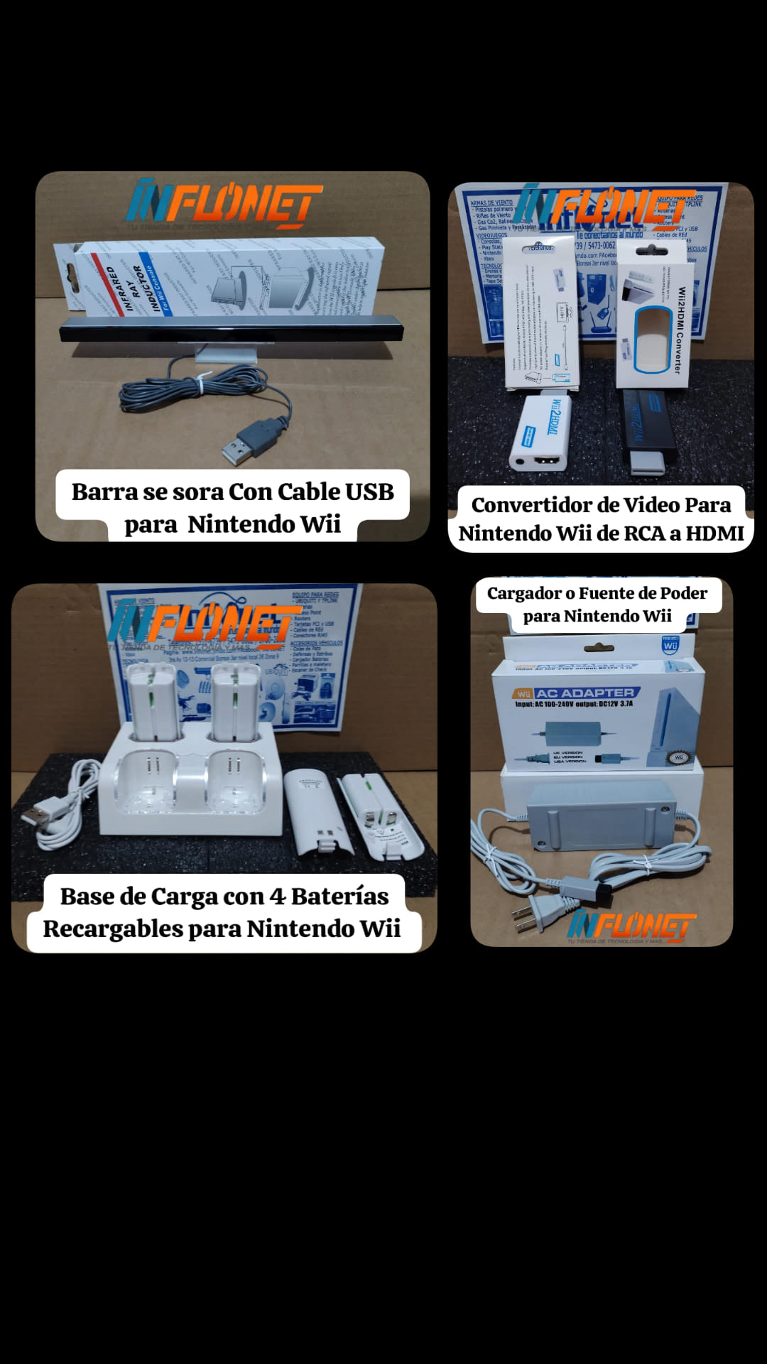 ACCESORIOS PARA CONSOLAS DE NINTENDO WII

INFORMACION POR WHATSAPP: 5473-0062 Cl