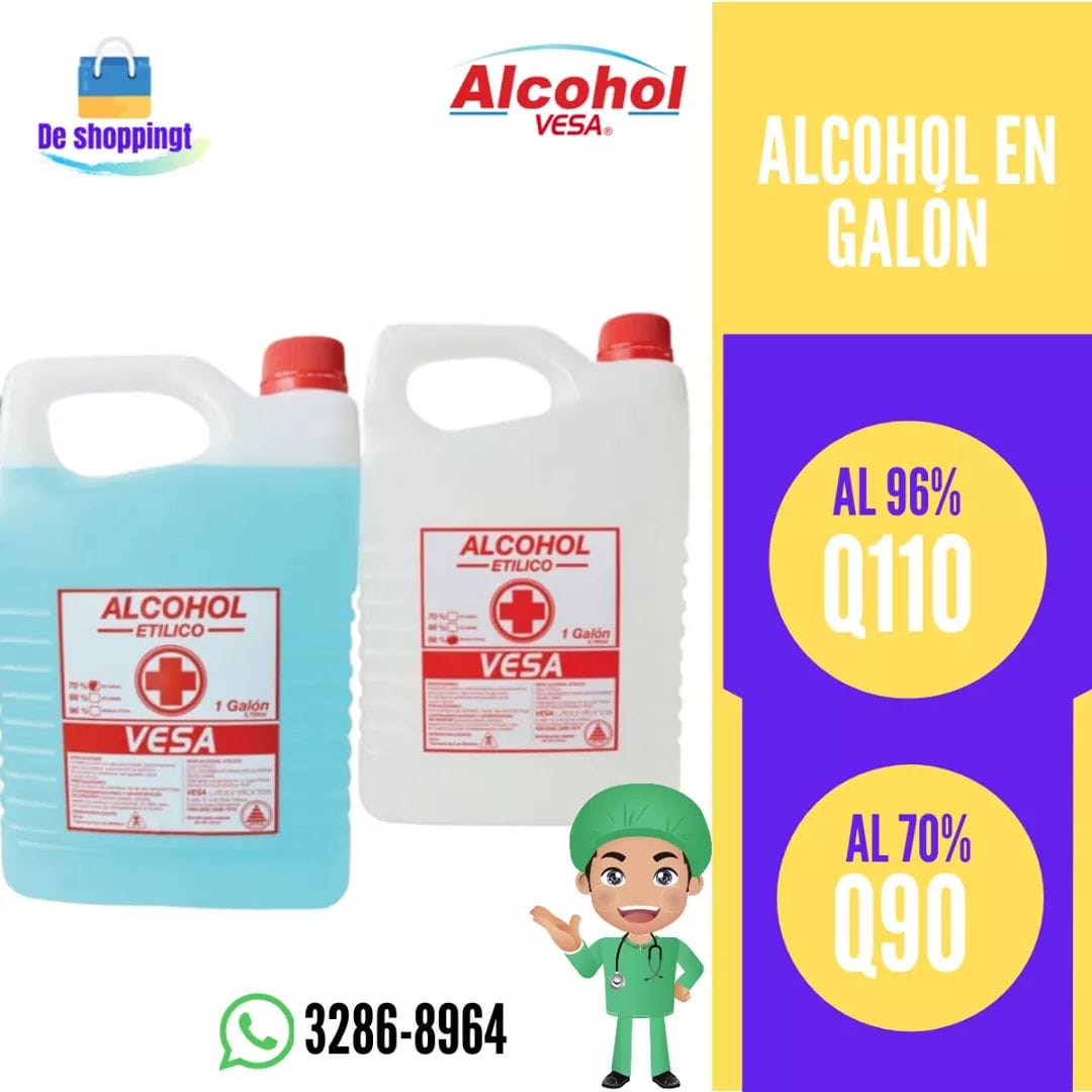 No arriesgues la salud de tus seres queridos y la tuya, compra Alcohol en gel ma
