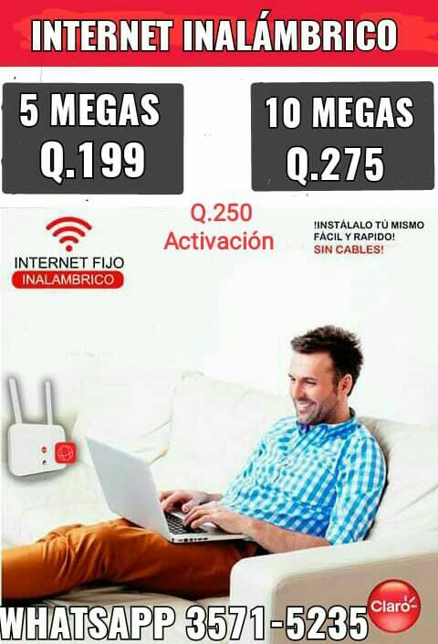 Obtén tu Internet inalámbrico para su familia y hogar, plan post pago instalació