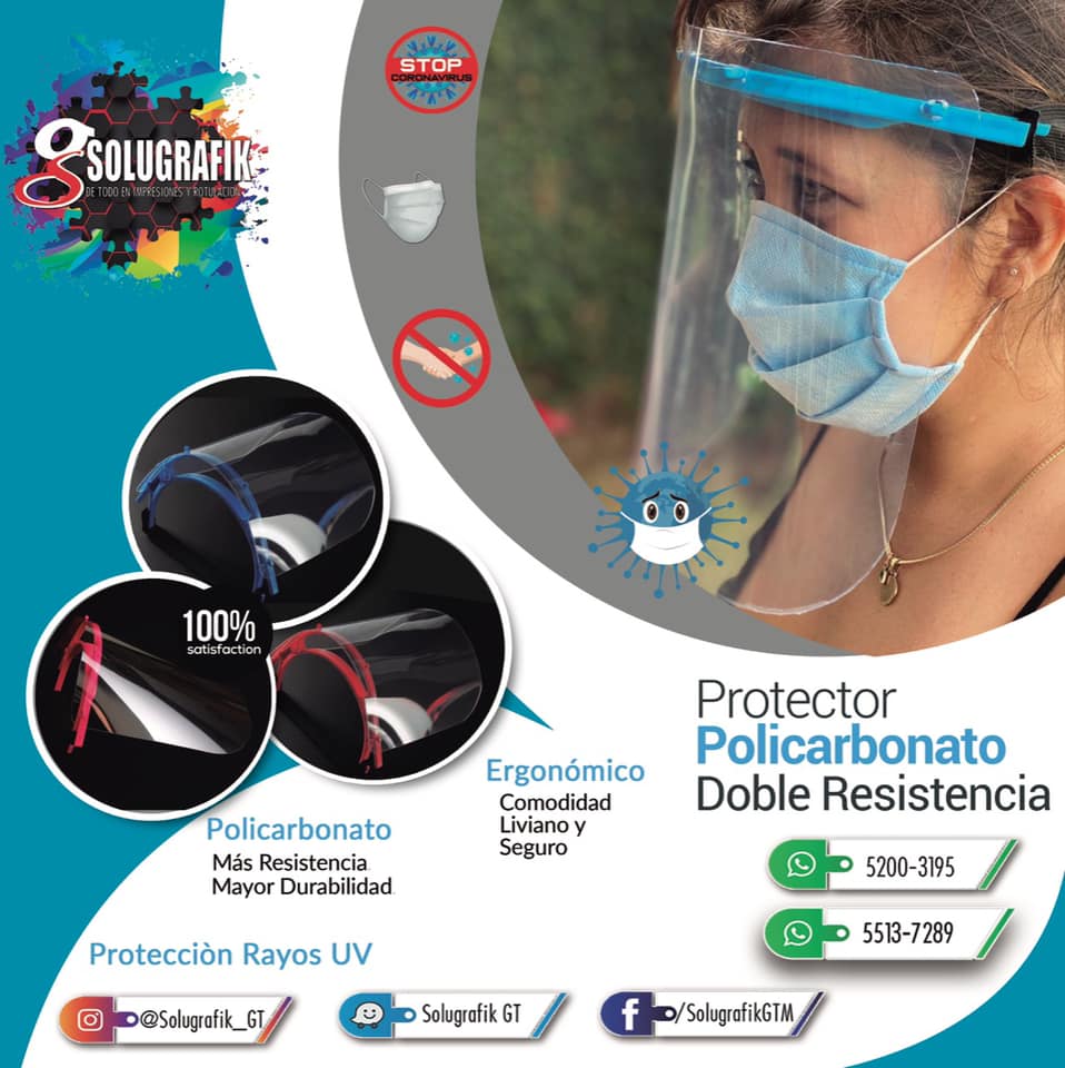 En Solugrafik, queremos brindarte soluciones para tu PROTECCIÓN. 
 Protectores F