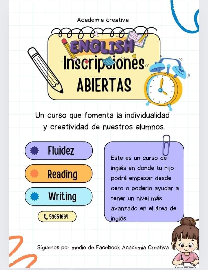 Inscripciones abiertas totalmente GRATIS 

Iniciamos en mayo 

Estamos con los ú