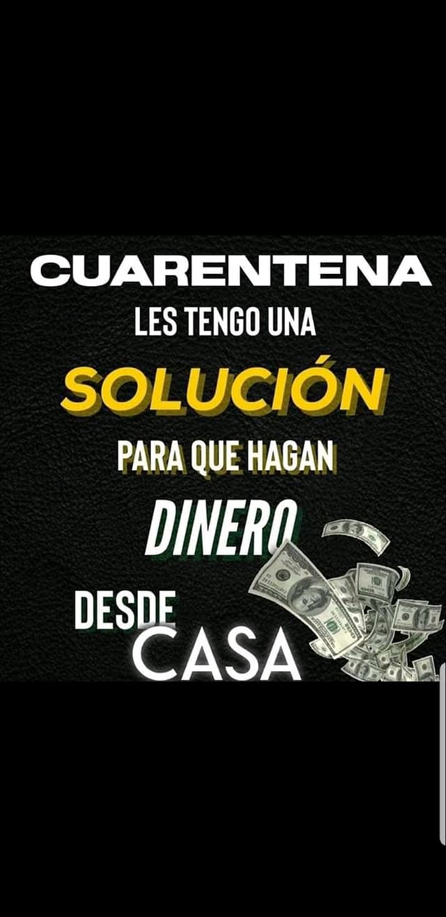 Personas interesadas en generar dinero Desde casa 
 A través de una plataforma i