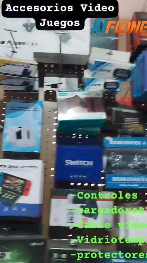 Accesorios para video Juegos Nuevos Genéricos 
 Controles, cargadores, cables de