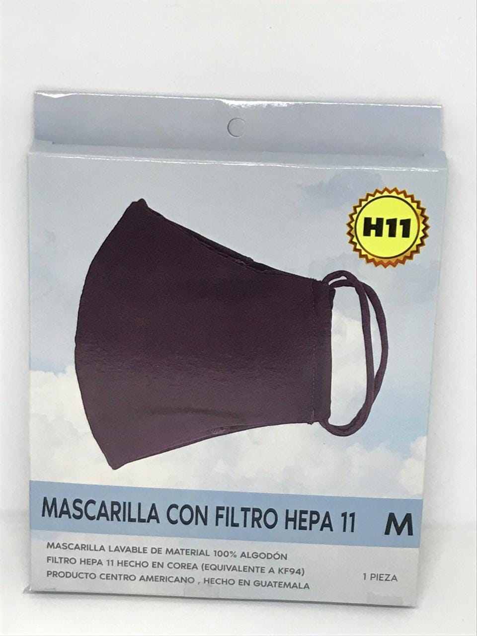 Mascarilla HEPA11

Reutilizable
100% algodón 

FILTRO IMPORTADO DE COREA 
Equiva