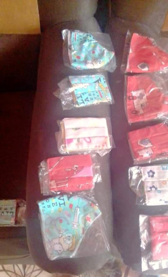 Mascarillas personalizadas doble tela lavables
 Para niño A solo Q.8 y adulto a