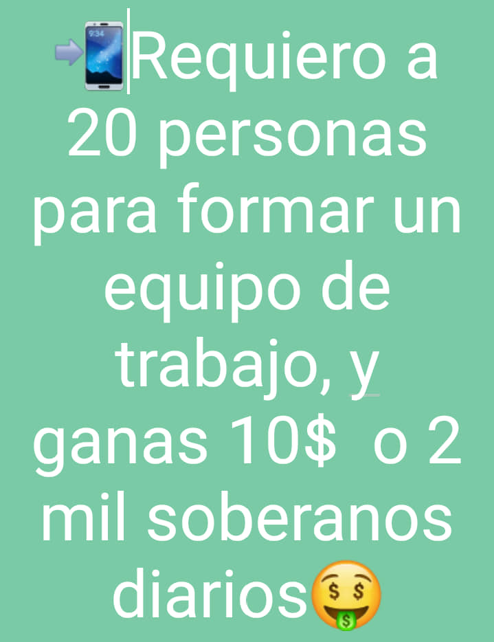 INTERESADOS EN GANAR 10 - 20 50$ Dolares desde la Comodidad de su hogar o su cel