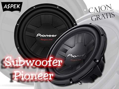 Prueba de Subwoofer Pioneer Doble Bobina TS-W311D4
 cajon gratis en la compra de