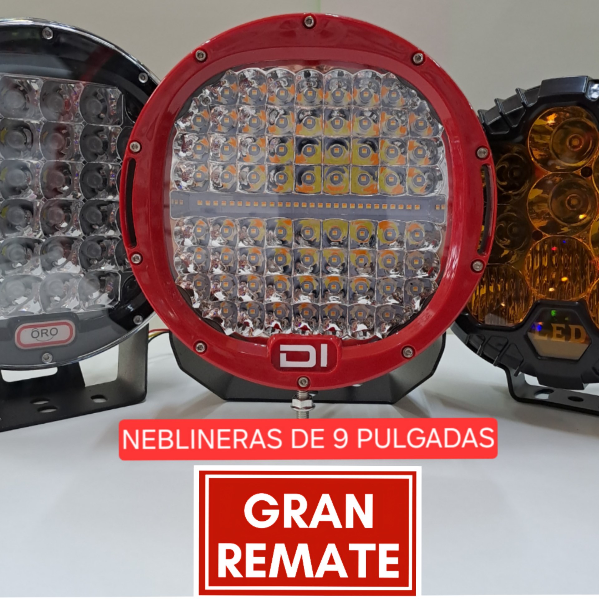 POTENTES NEBLINERAS LED DE 9 PULGADAS EN OFERTA.

3 MODELOS DIFERENTES EN 9 PULG