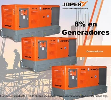 Solo este mes Tenemos diferentes generadores de energía para cualquier emergenci