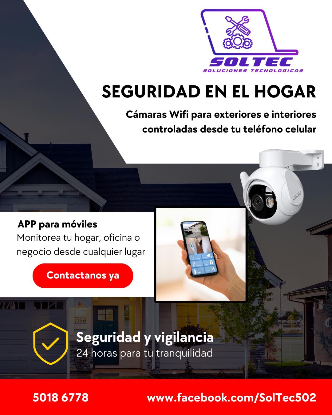 Cámaras de videovigilancia para tu hogar, negocio, local o establecimiento públi