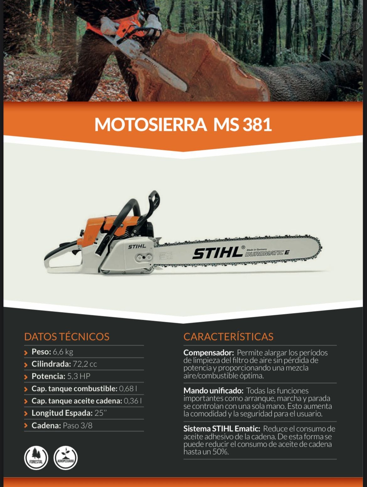 Vendemos motosierras STIHL  
WhatsApp  5260 3658 
Contactate con nosotros por
W