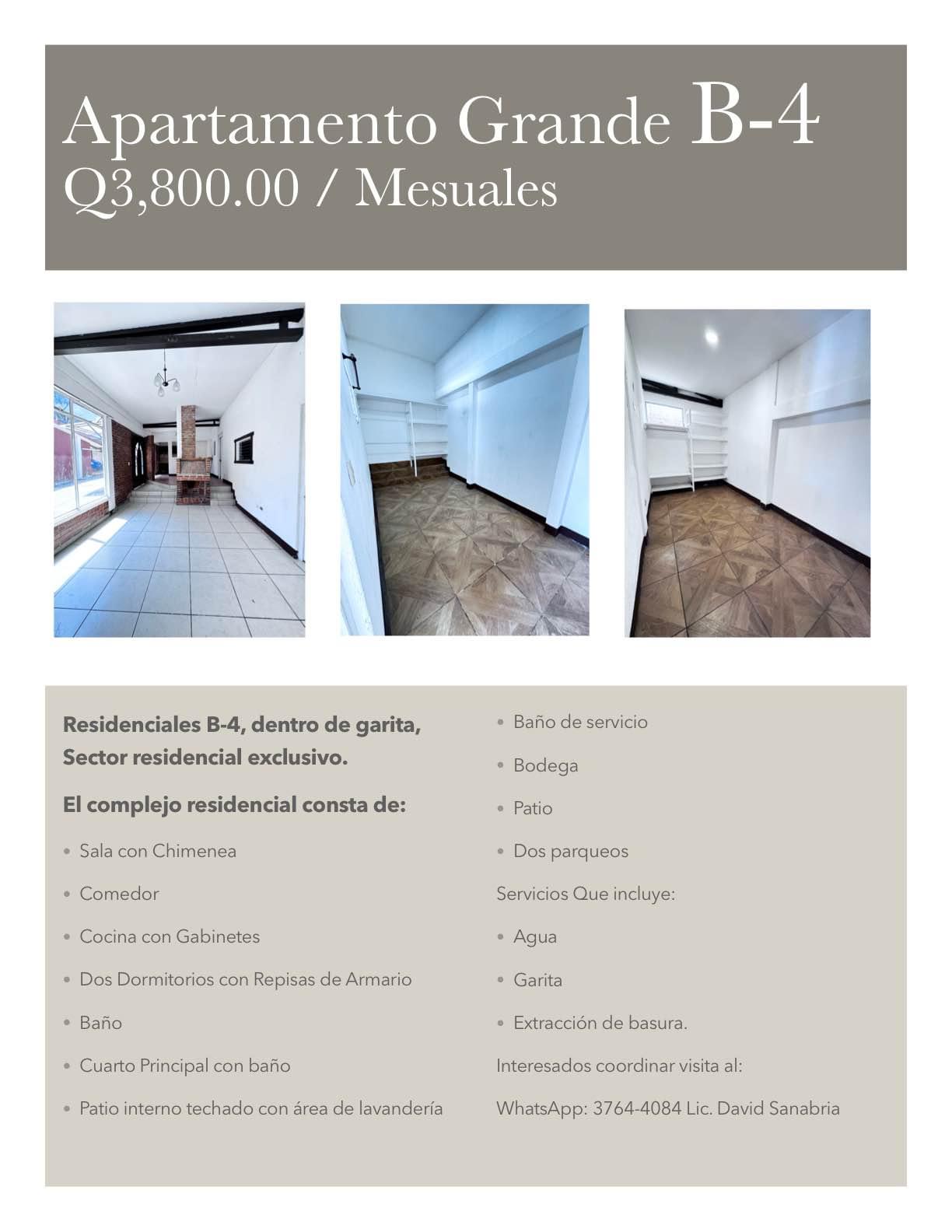 Residenciales B-4, dentro de garita, Sector residencial exclusivo.
El complejo r