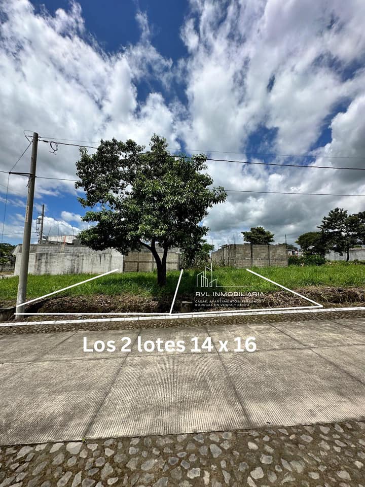 EN VENTA 2 TERRENOS Escuintla .
 Miden 7X16mts2, cada uno, ESTÁN JUNTOS, "CONDAD