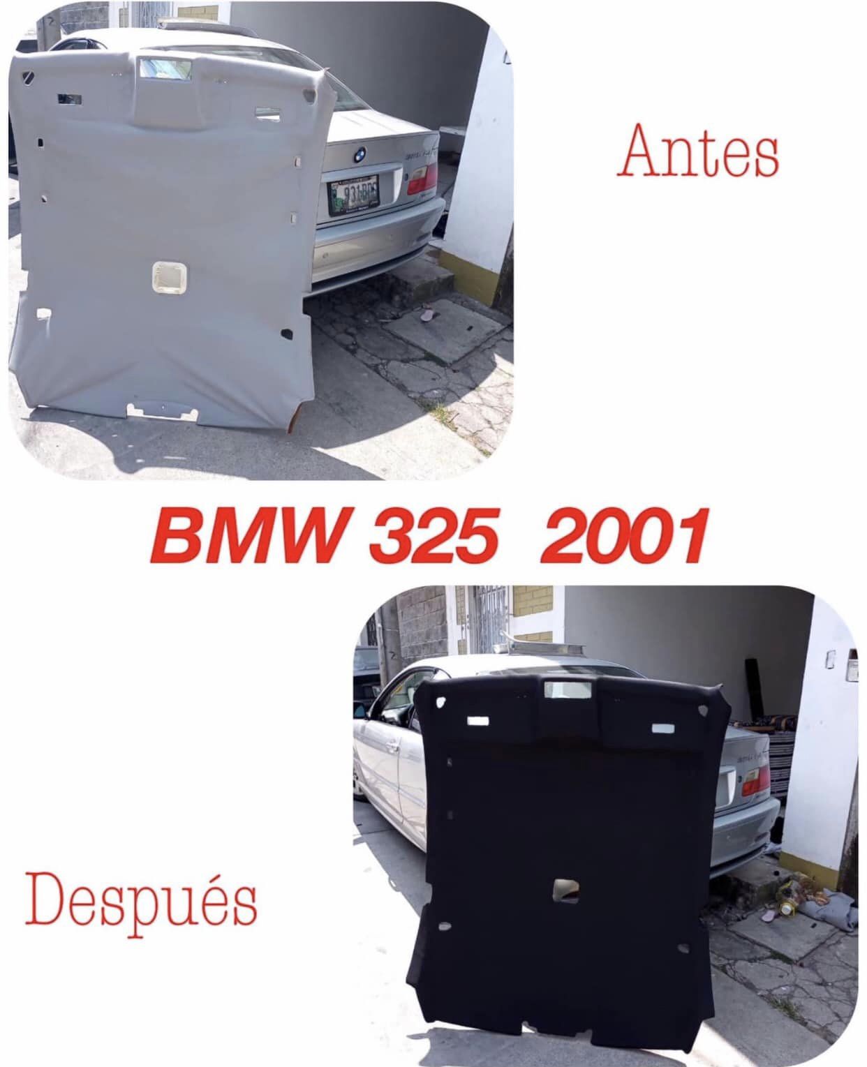 REPARACIÓN TAPICERÍA DE TECHO VEHICULAR. 

Tela desprendida , cortinas de bolsas