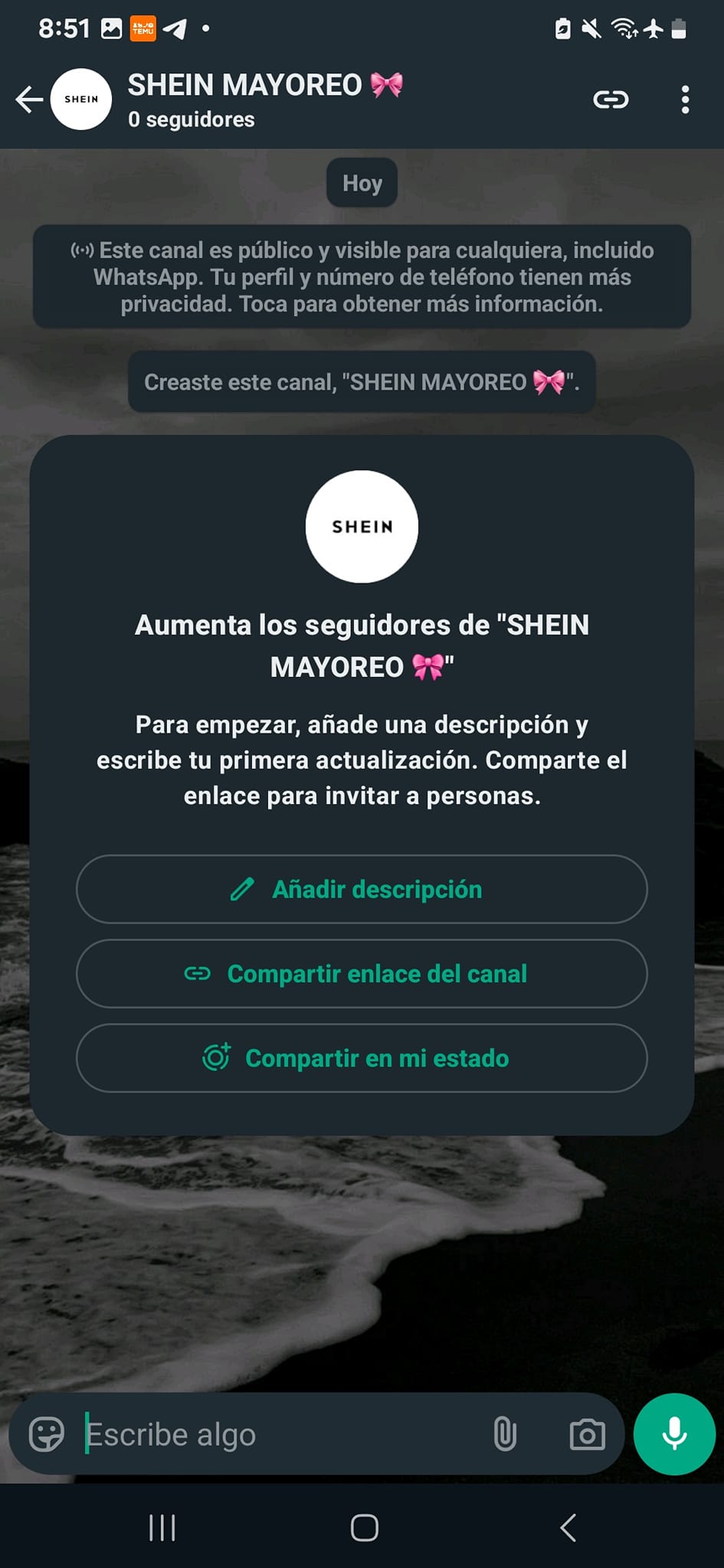 UNETE AMI CANAL DONDE ESTARE SUBIENDO VARIEDAD DE PRODUCTOS ENTREGA INMEDIATA Y