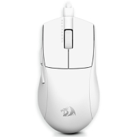 Mouse Gamer Modelo M724 W Marca Redragon Conexion USB De 5 Botones Con 12400 De DPI Color Blanco