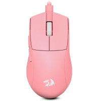 Mouse Gamer Modelo M724 Marca Redragon Conexion USB De 5 Botones Con 12400 De DPI Color Rosado