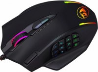 Mouse Gamer Modelo Impact M908 Marca Redragon Con RGB Conexion USB Maximo 12400 DPI