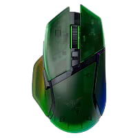 Mouse Inalambrico Gaming Marca Razer Modelo Basilisk V3 Pro 35K Con HyperScroll Tilt Wheel Color Phantom Green RZ01-05240300-R3U1