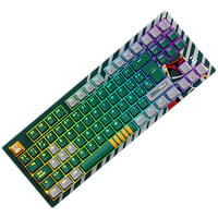 Teclado Inalambrico Marca PRIMUS Modelo Ballista 82T Edicion Boba Fett En Espanol Con Switches Red S082BF-GN Color Verde